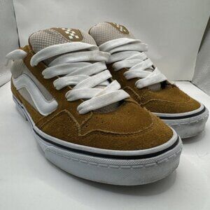 Vans Men's Caldrone Casual 90s Era Sneaker Suede Mesh Brown Sugar Size 8.5